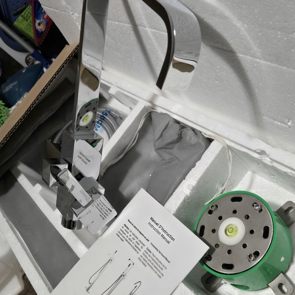 New In Box, Freestanding Shower Fixture - Picture 2 of 5